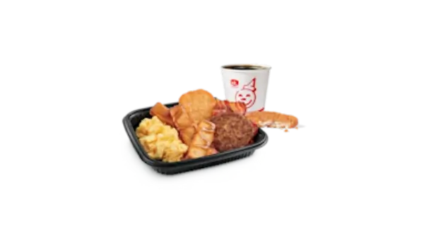 3PC CLASSIC FRENCH TOAST STICKS PLATTER W BACON SAUSAGE COMBO