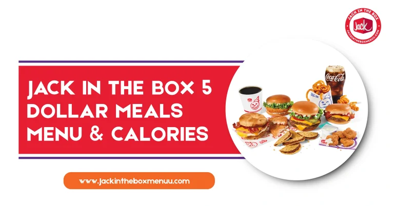 Jack in the Box 5 Dollar Meals Menu & Calories