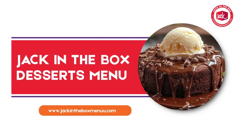 Jack in the Box Desserts Menu